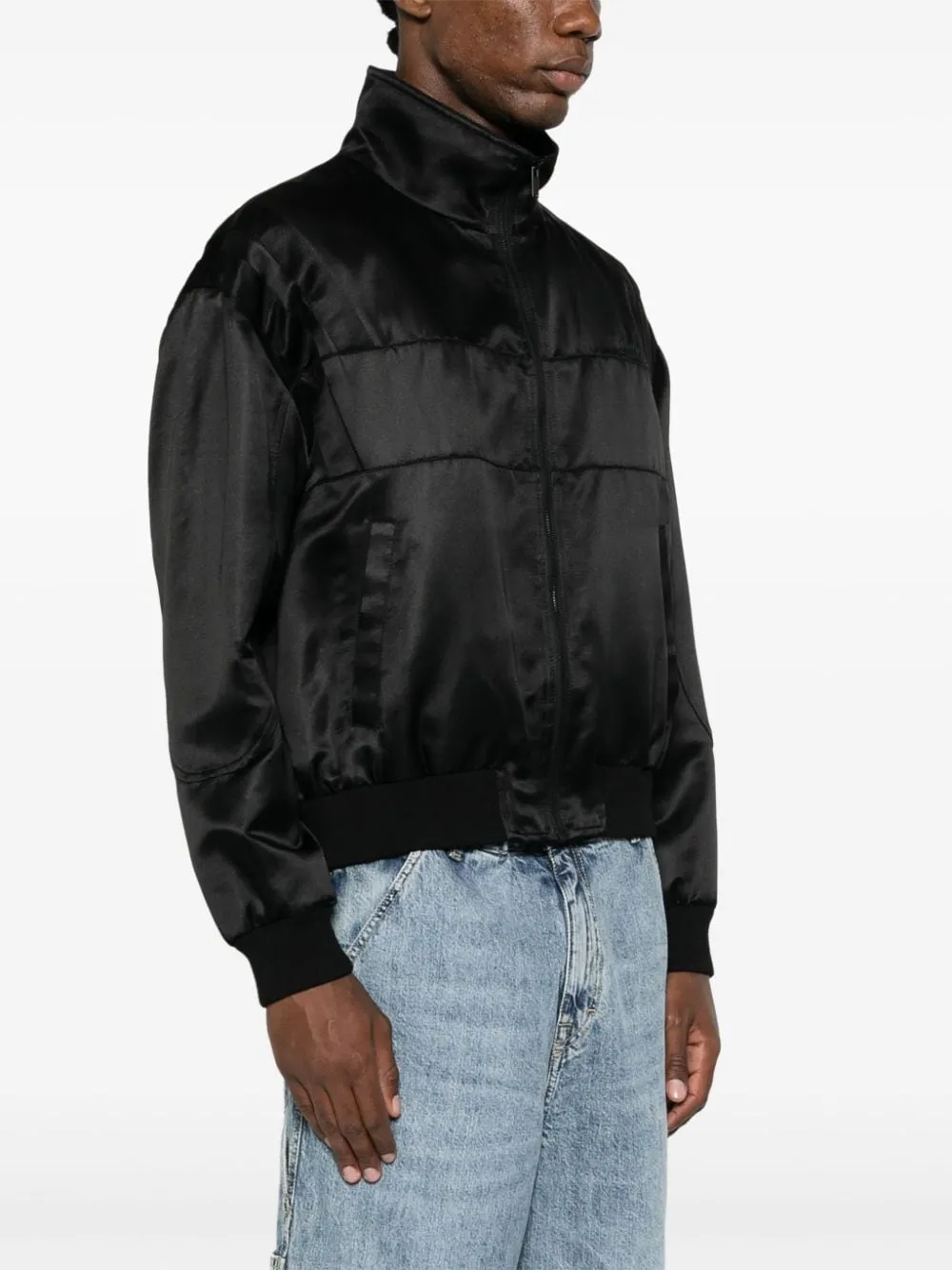 Satin Bomber Jacket