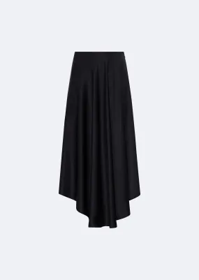 Satin Handkerchief Skirt