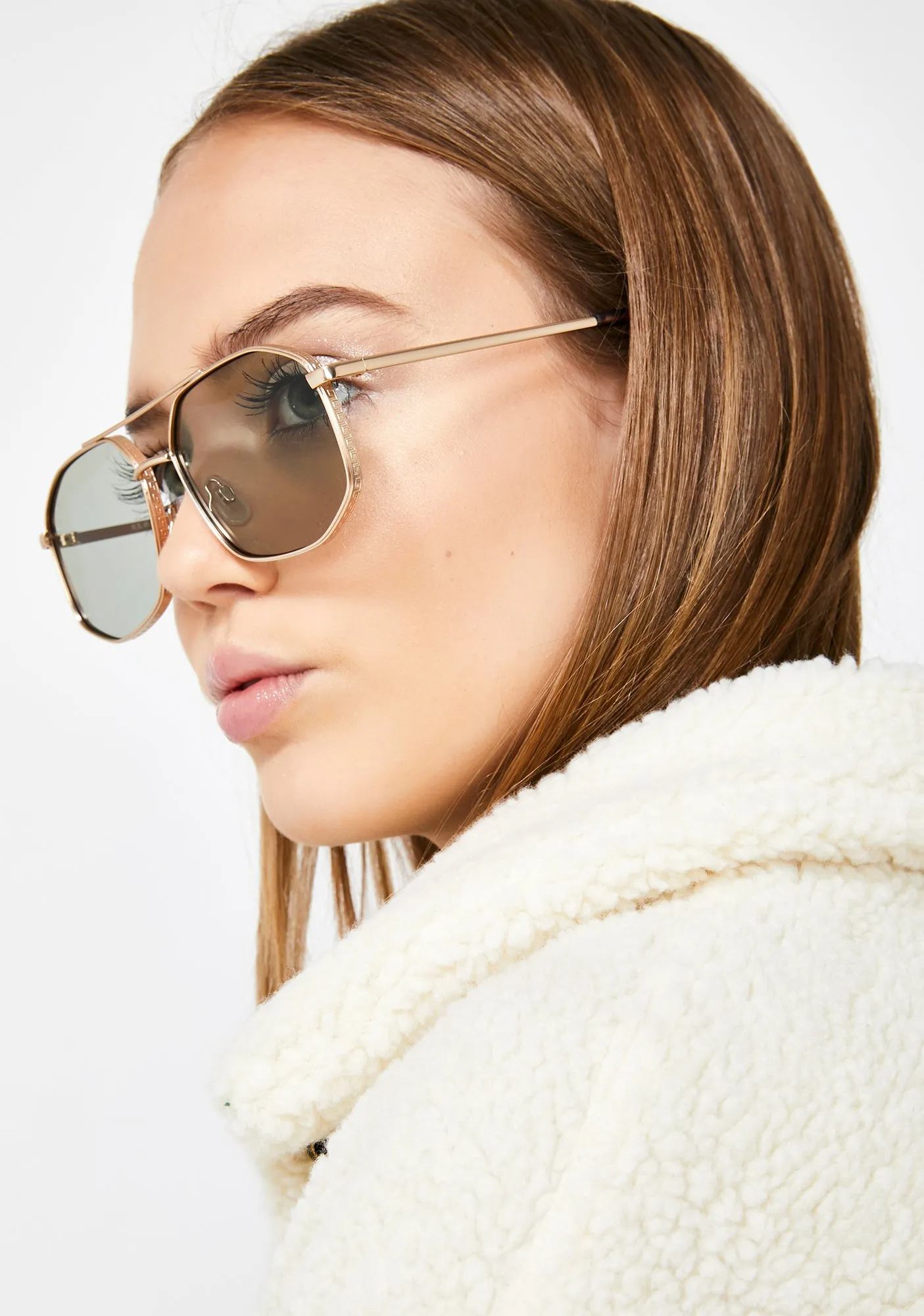 Shady Intentions Aviator Sunglasses-