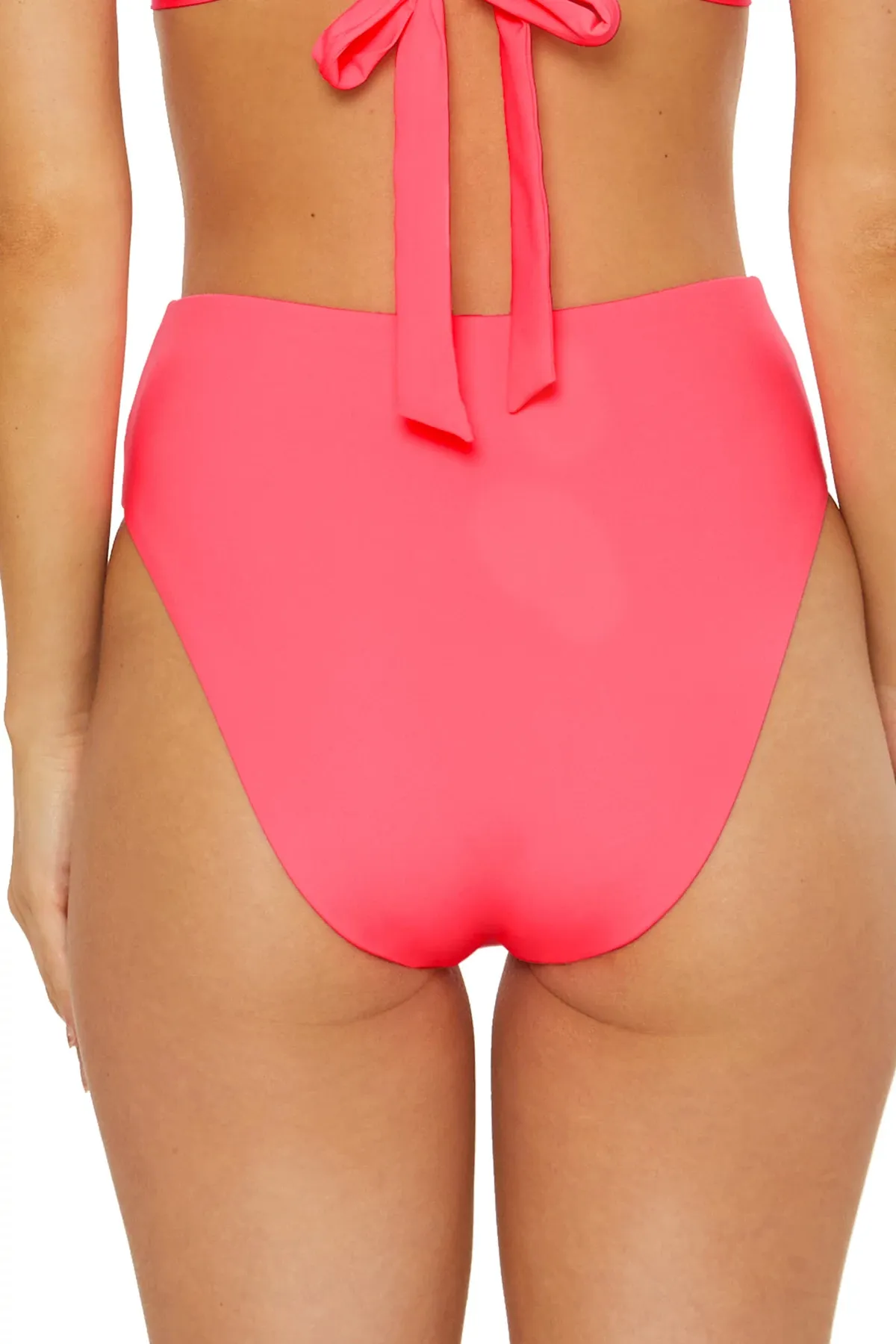 Shirred High Waist Bikini Bottom