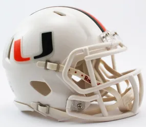 Signed David Njoku Miami Hurricanes Mini Helmet