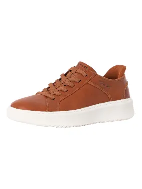 Skechers Court Break Trainers - Cognac