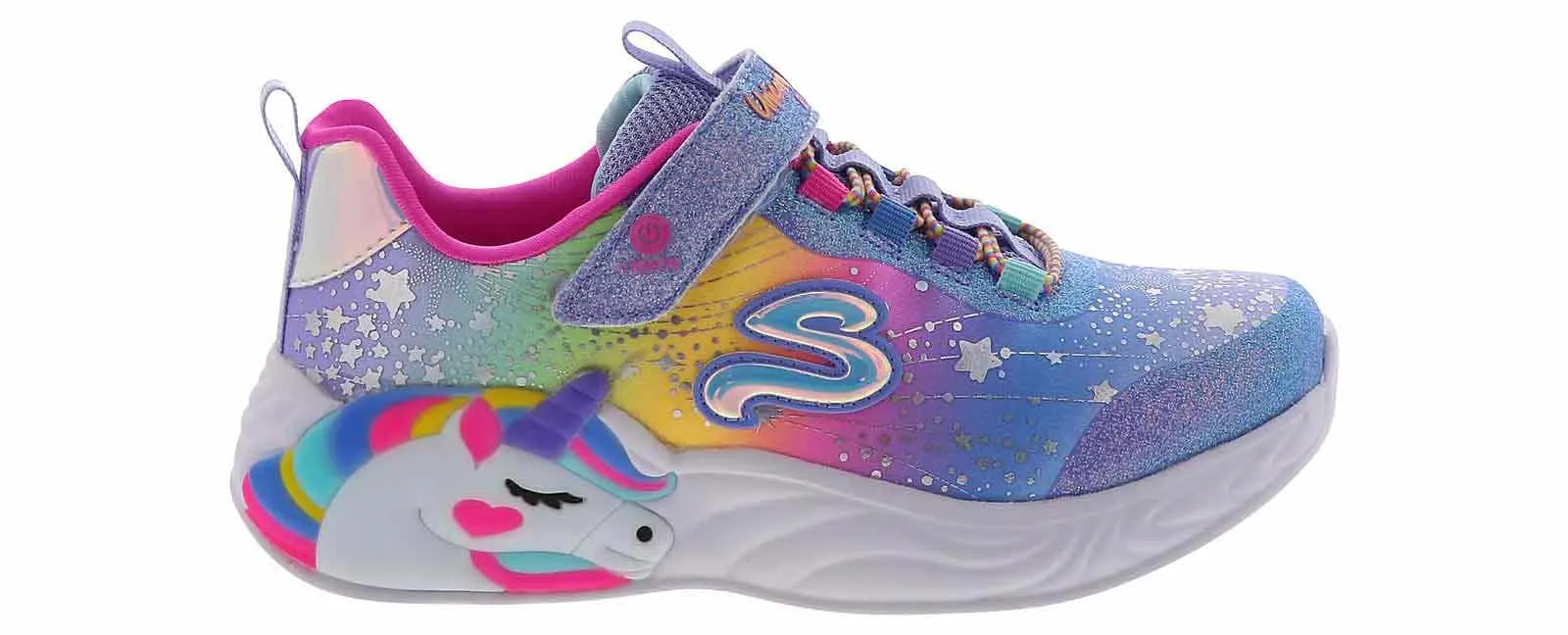 Skechers Lights Unicorn Dreams Youth Girls’ (11-3) Running Shoe