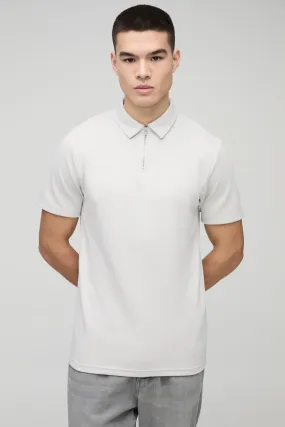 Slim Interlock Polo