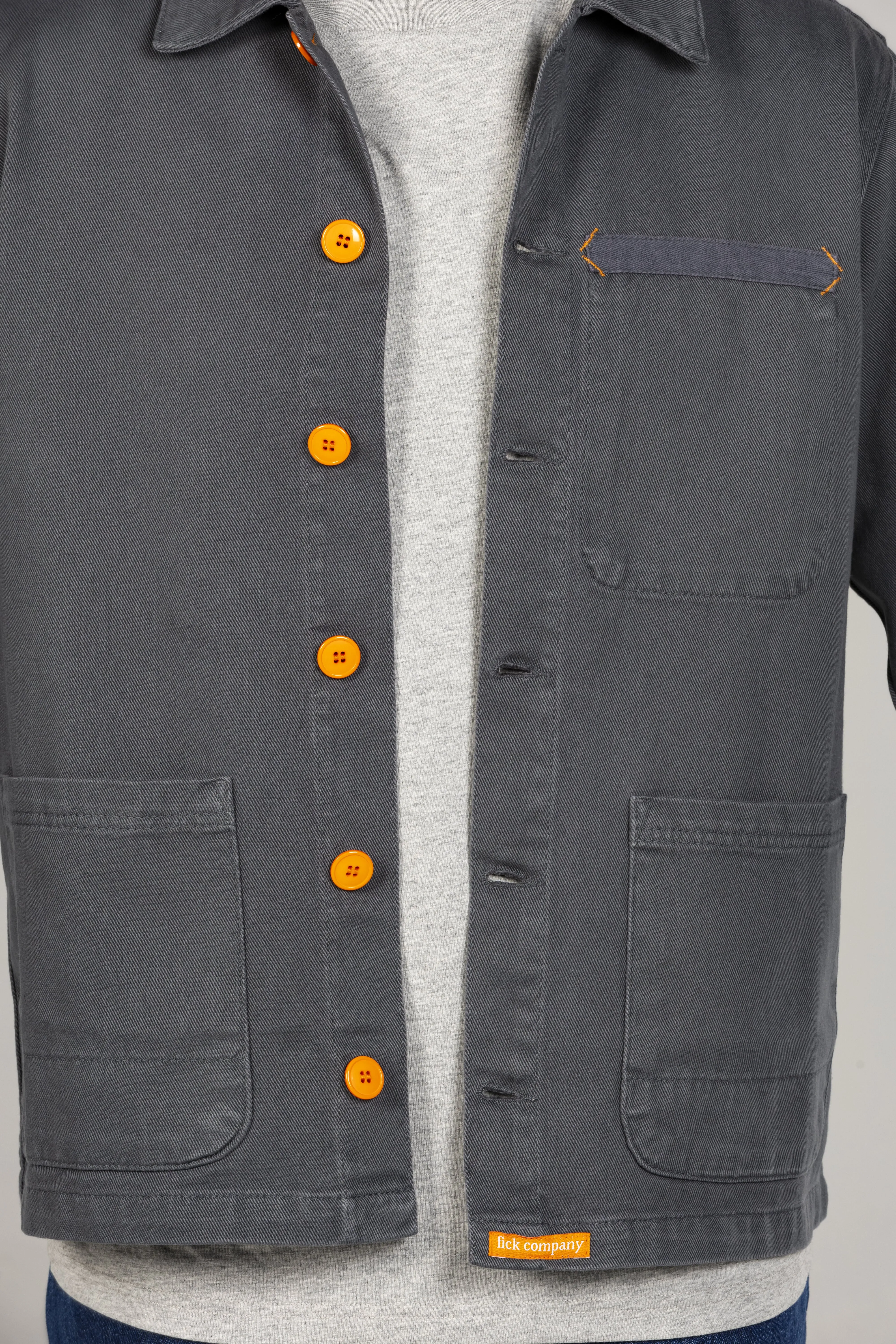 Sobrecamisa Dark Grey Workwear Fick