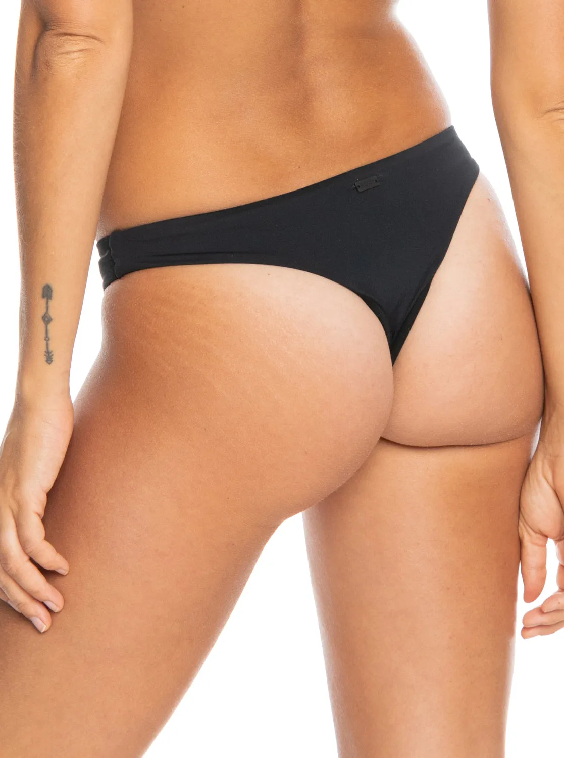 Solid Beach Classics Tanga Bikini Bottom