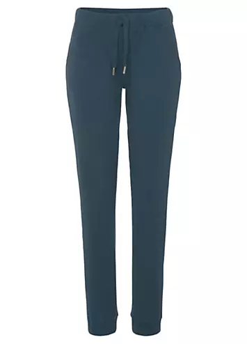 s.Oliver Elasticated Waist Ribbed Straight Leg Joggers | Grattan