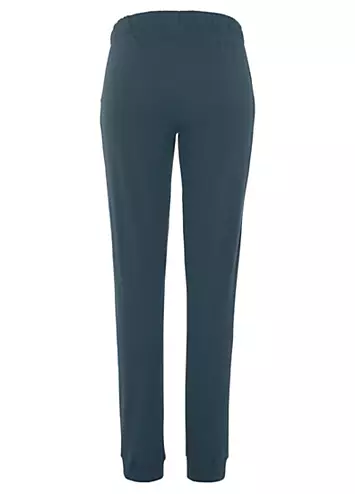 s.Oliver Elasticated Waist Ribbed Straight Leg Joggers | Grattan