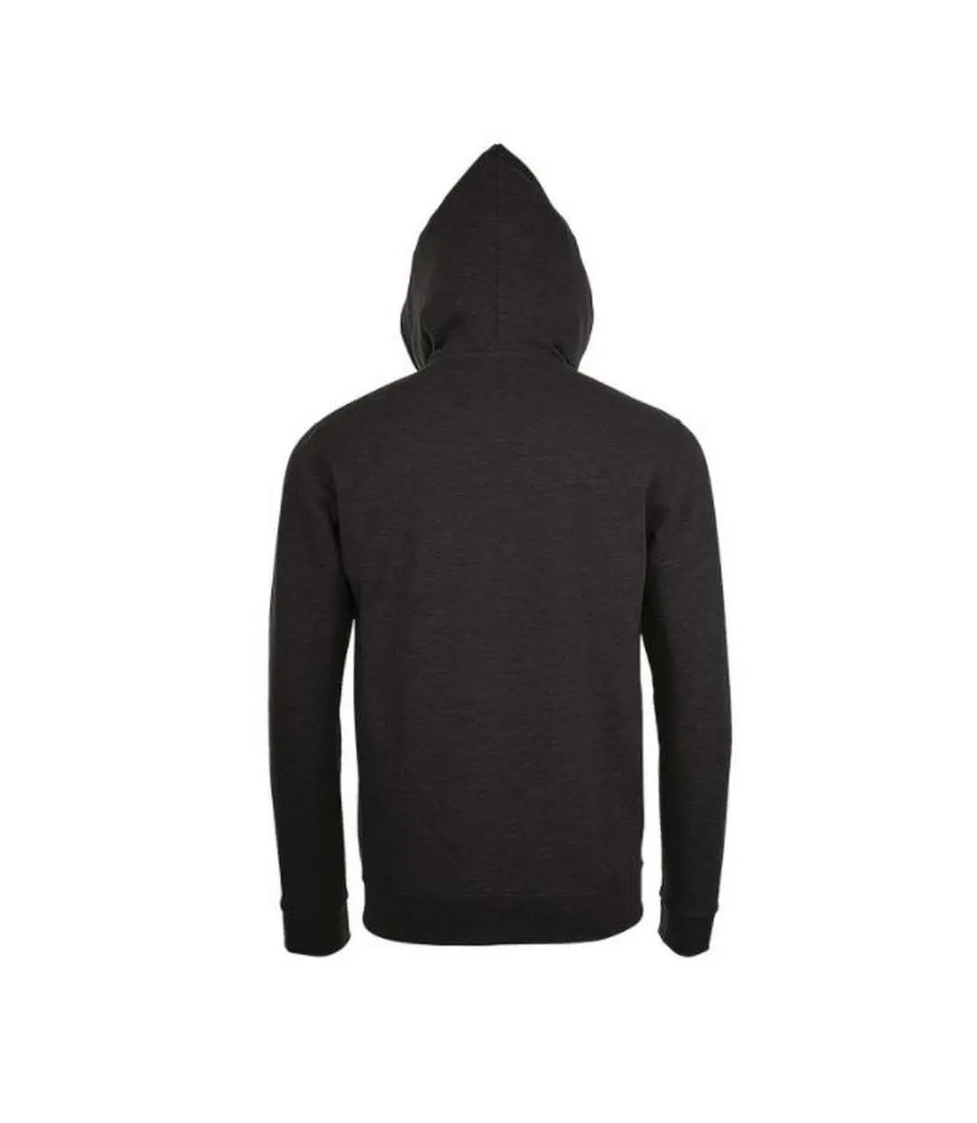 SOLS Mens Stone Zip Up Plain Hoodie (Charcoal Marl) - UTPC2784