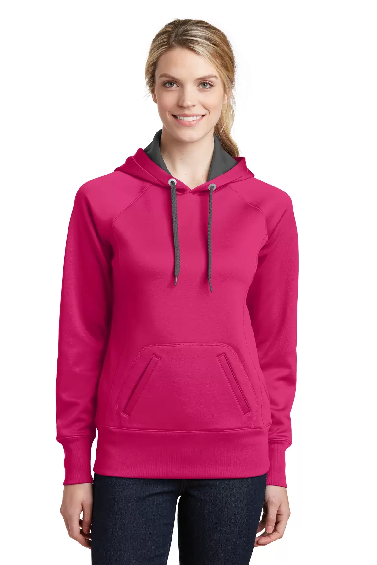 Sport Tek LST250 Sport-Tek Ladies Tech Fleece Hooded Sweatshirt SKU: LST250