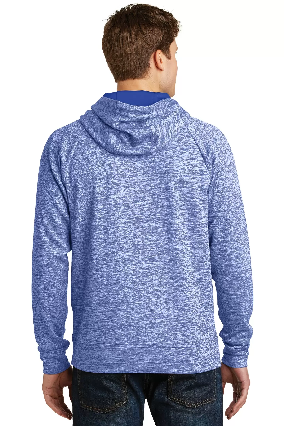 Sport Tek ST225 Sport-Tek PosiCharge Electric Heather Fleece Hooded Pullover SKU: ST225