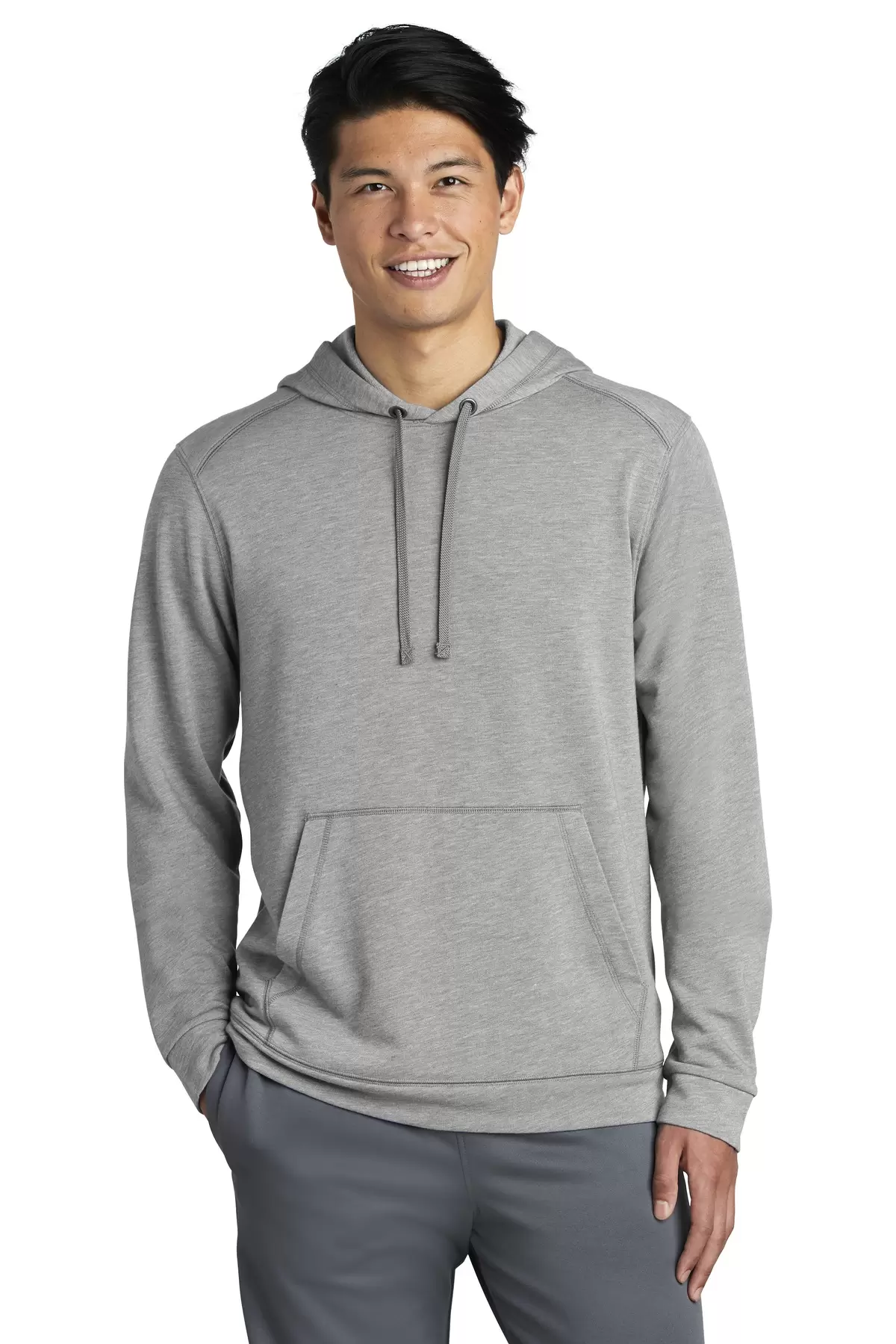 Sport Tek ST296 Sport-Tek  PosiCharge  Tri-Blend Wicking Fleece Hooded Pullover SKU: ST296