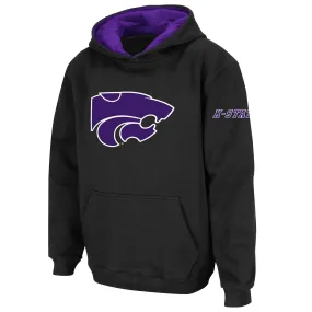 Stadium Athletic Kansas State Wildcats Youth Black Big Logo Pullover Hoodie