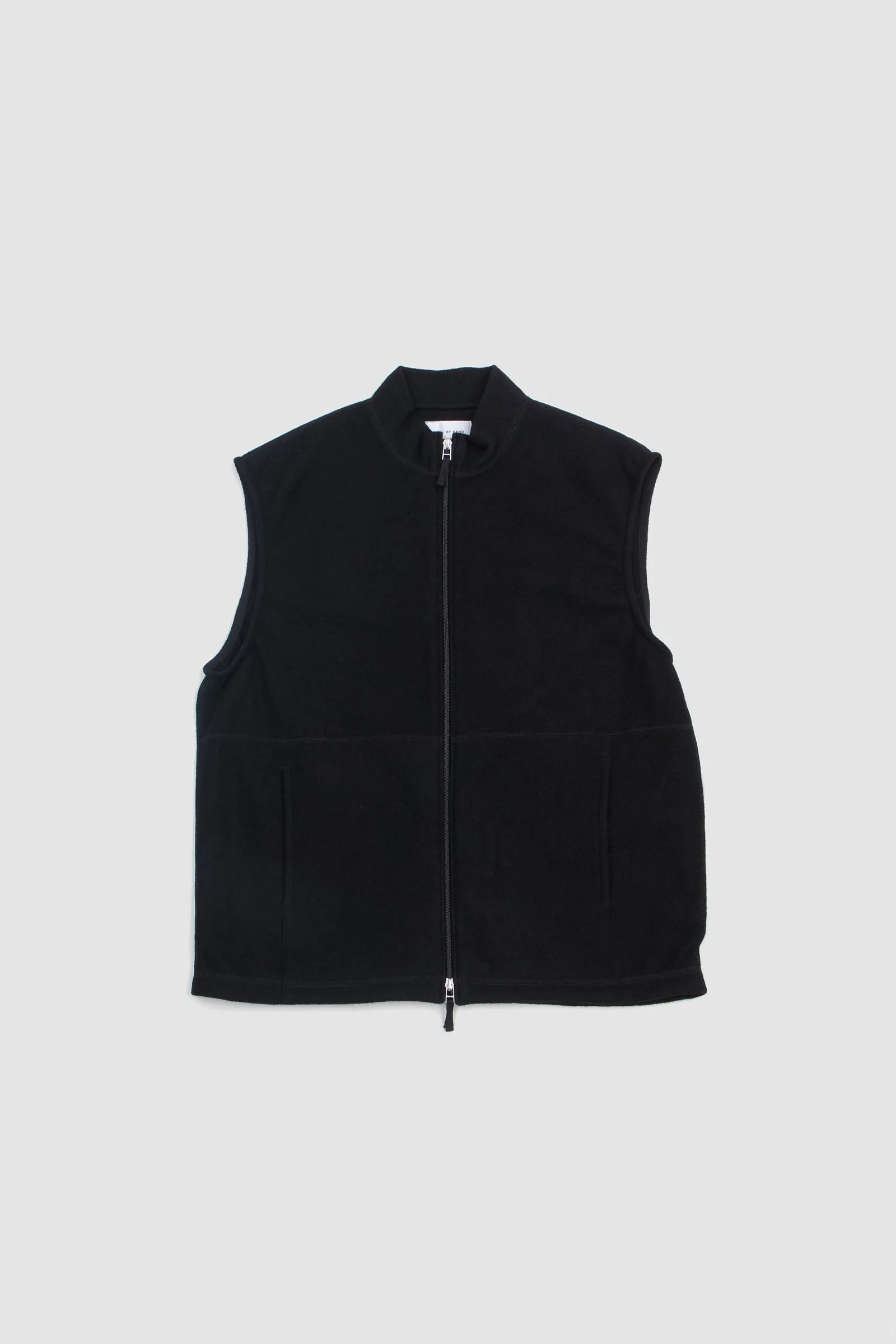 Still By Hand Urban Fleece Vest Black