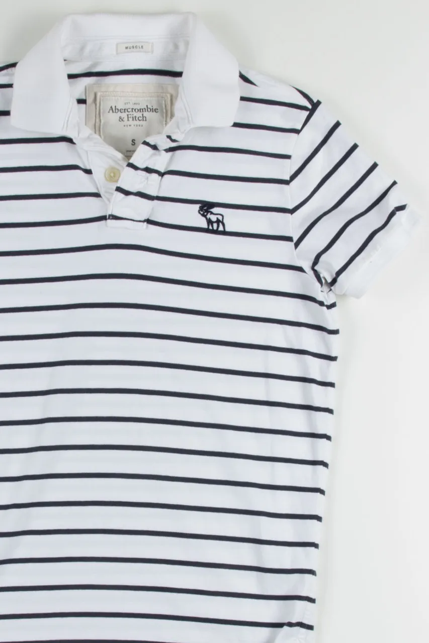 Striped Abercrombie & Fitch Polo Shirt