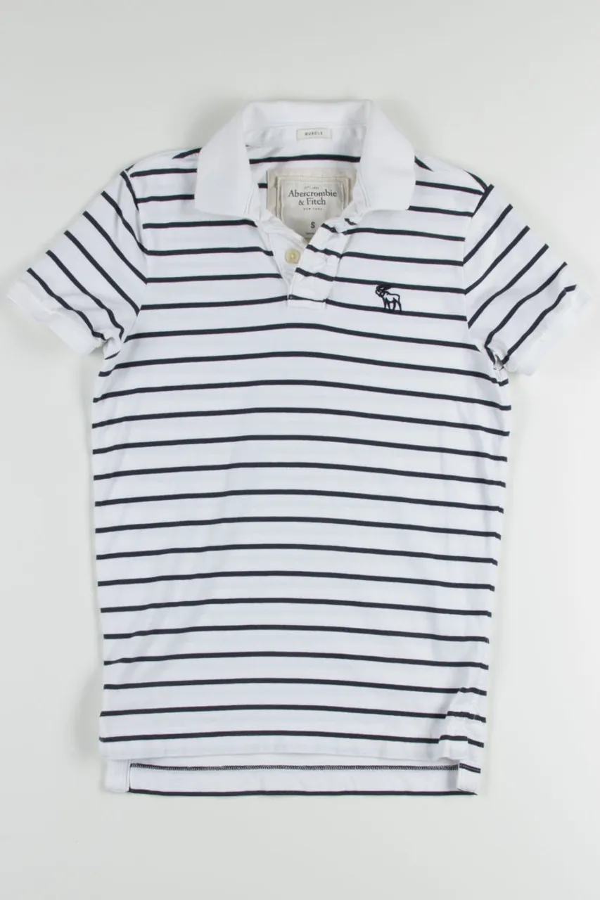 Striped Abercrombie & Fitch Polo Shirt