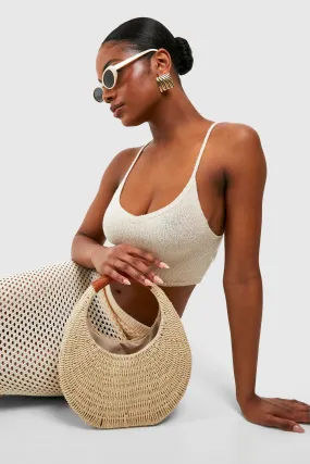 Structured Straw Bag