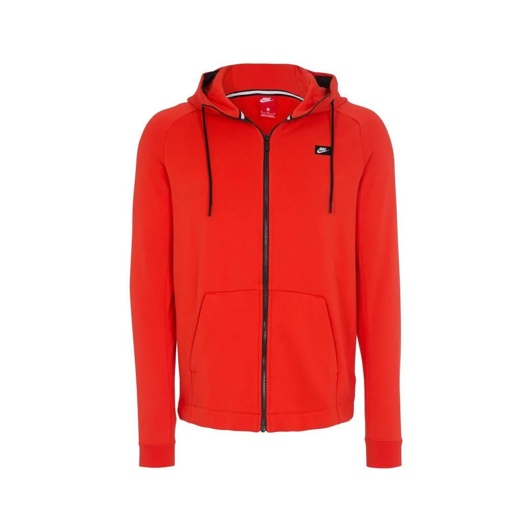 Sweat Nike Modern Hoodie Full Zip - 805130-852 - Orange - Homme