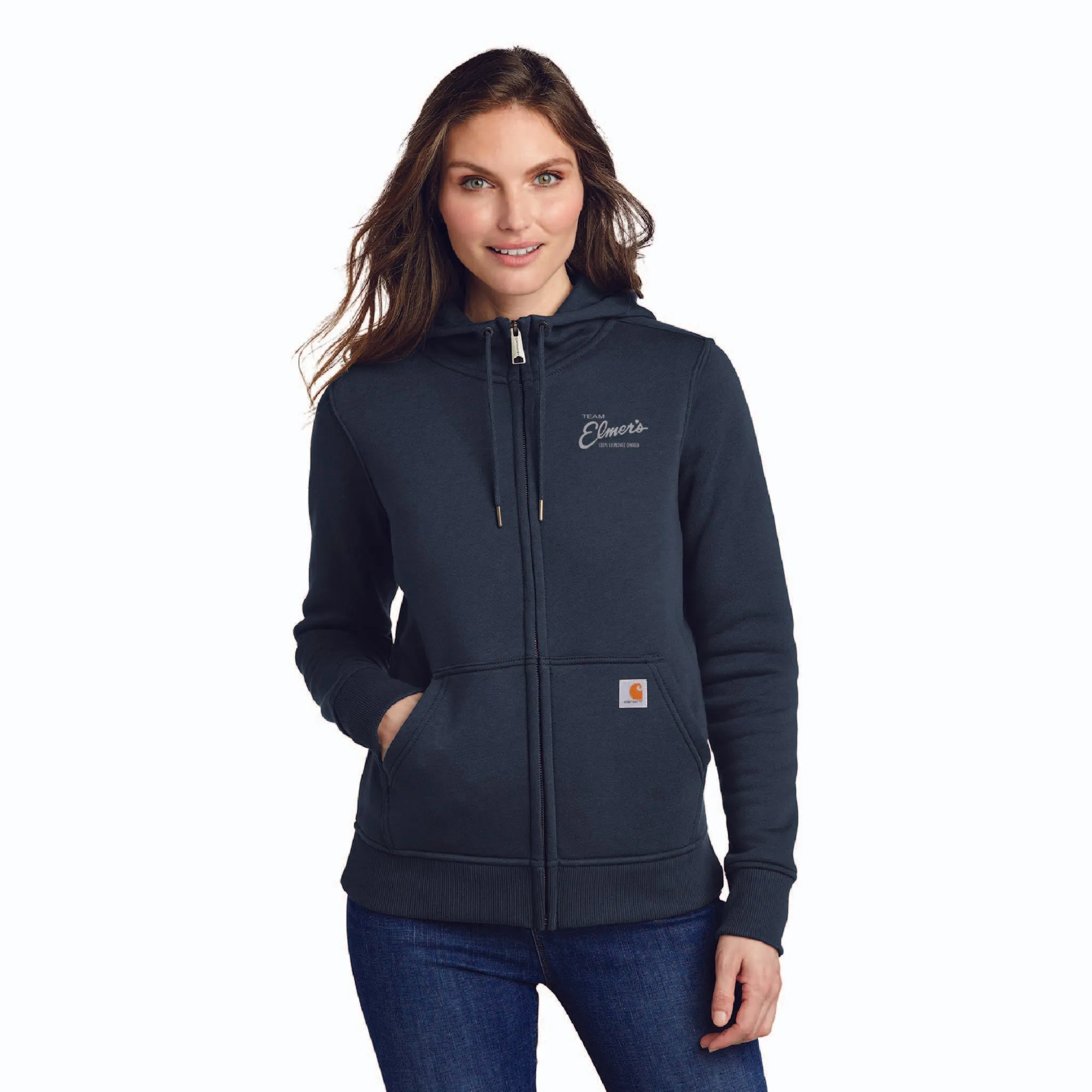 Team Elmer's Carhartt Women’s Clarksburg Full-Zip Hoodie