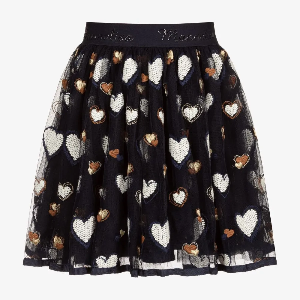 Teen Blue Heart Skirt