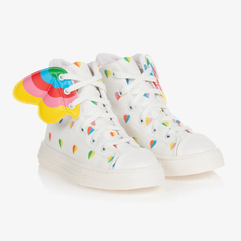 Teen Girls Parrot Wings High-Top Trainers