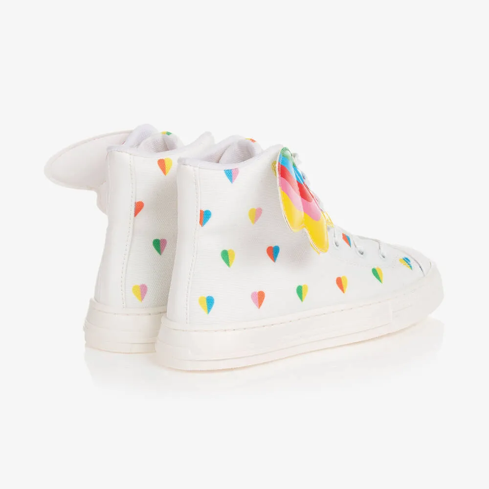 Teen Girls Parrot Wings High-Top Trainers