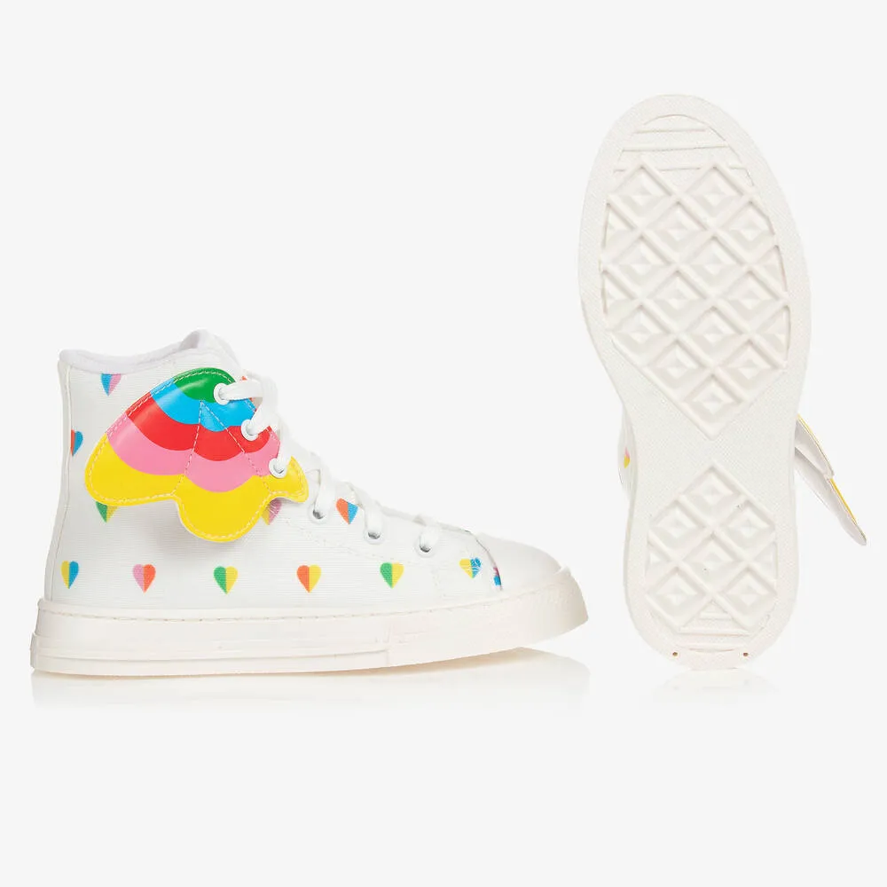 Teen Girls Parrot Wings High-Top Trainers