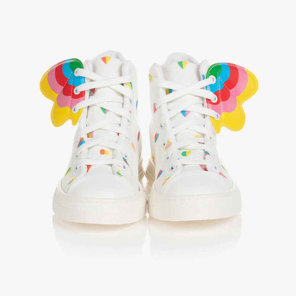 Teen Girls Parrot Wings High-Top Trainers