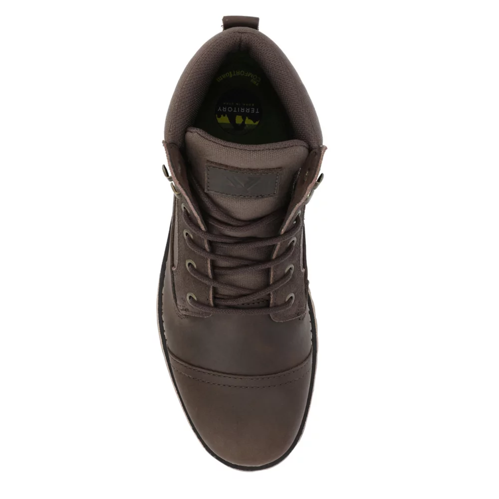 TERRITORY  MENS BRUTE LACE-UP BOOT