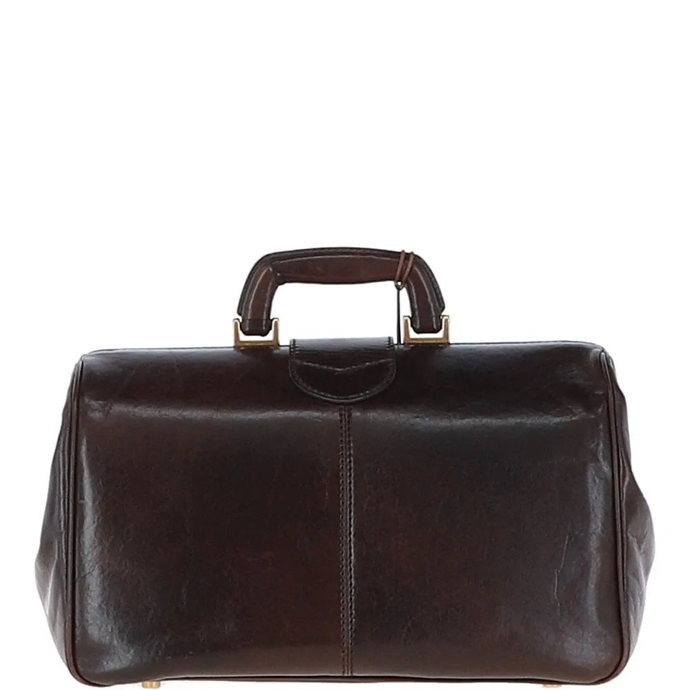 The Bridge Italian Leather Dr Bag Dark Brown: 006800301 17