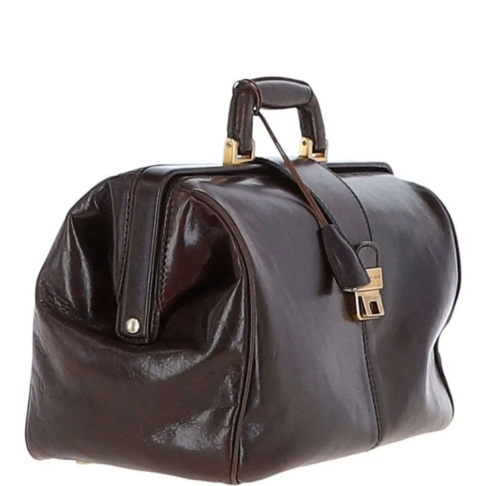 The Bridge Italian Leather Dr Bag Dark Brown: 006800301 17