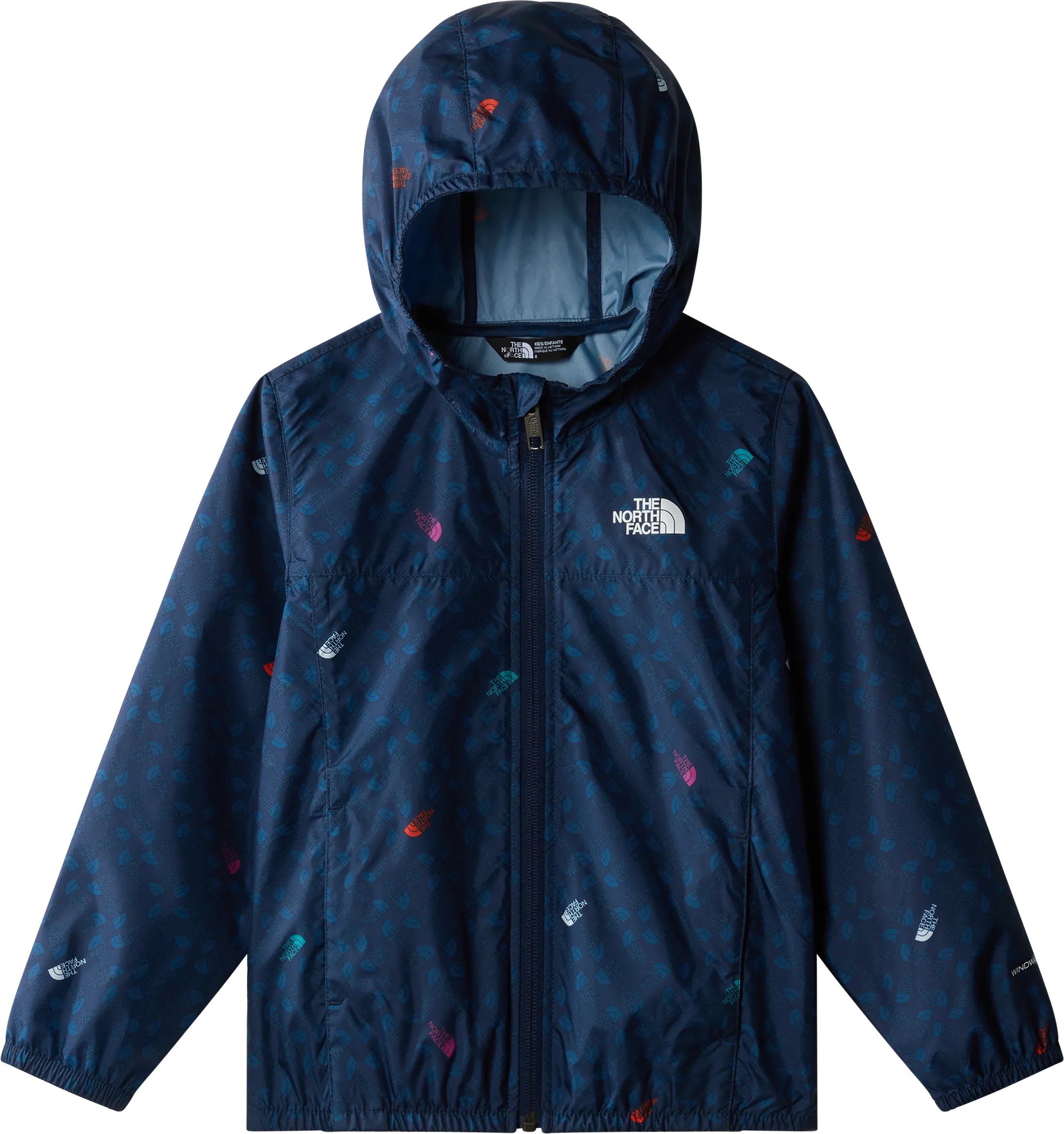 The North Face Kids' Never Stop Hooded WindWall Jacket Summit Navy TNF Shadow | Buy The North Face Kids' Never Stop Ho