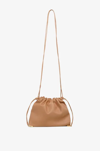 The Row Angy cream leather bag