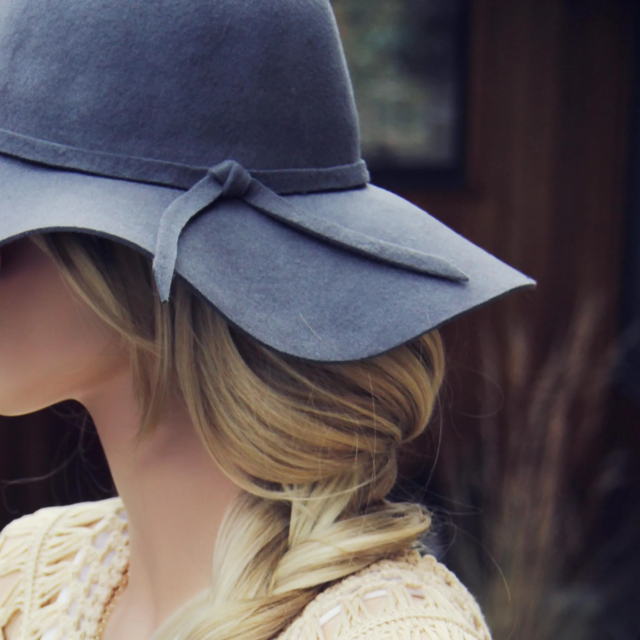 The Sedona Floppy Hat in Gray