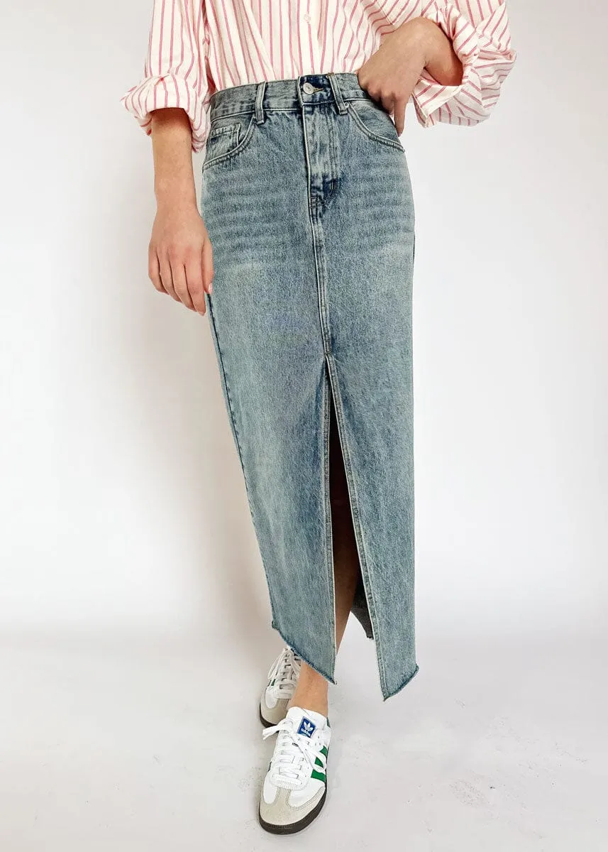 Thrill Ride Denim Skirt