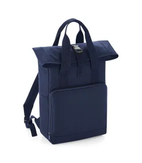 Twin handle roll-top backpack one size navy dusk Bagbase