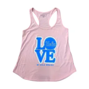 UCLA Love Raceback Blush Tank