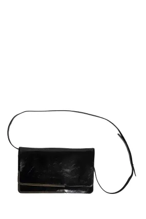 uma wang small flat leather bag