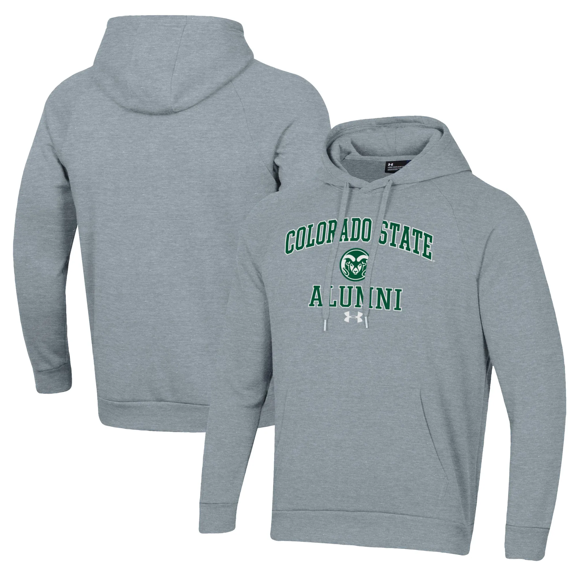 Under Armour  Colorado State Rams Gray Alumni All Day Pullover Hoodie