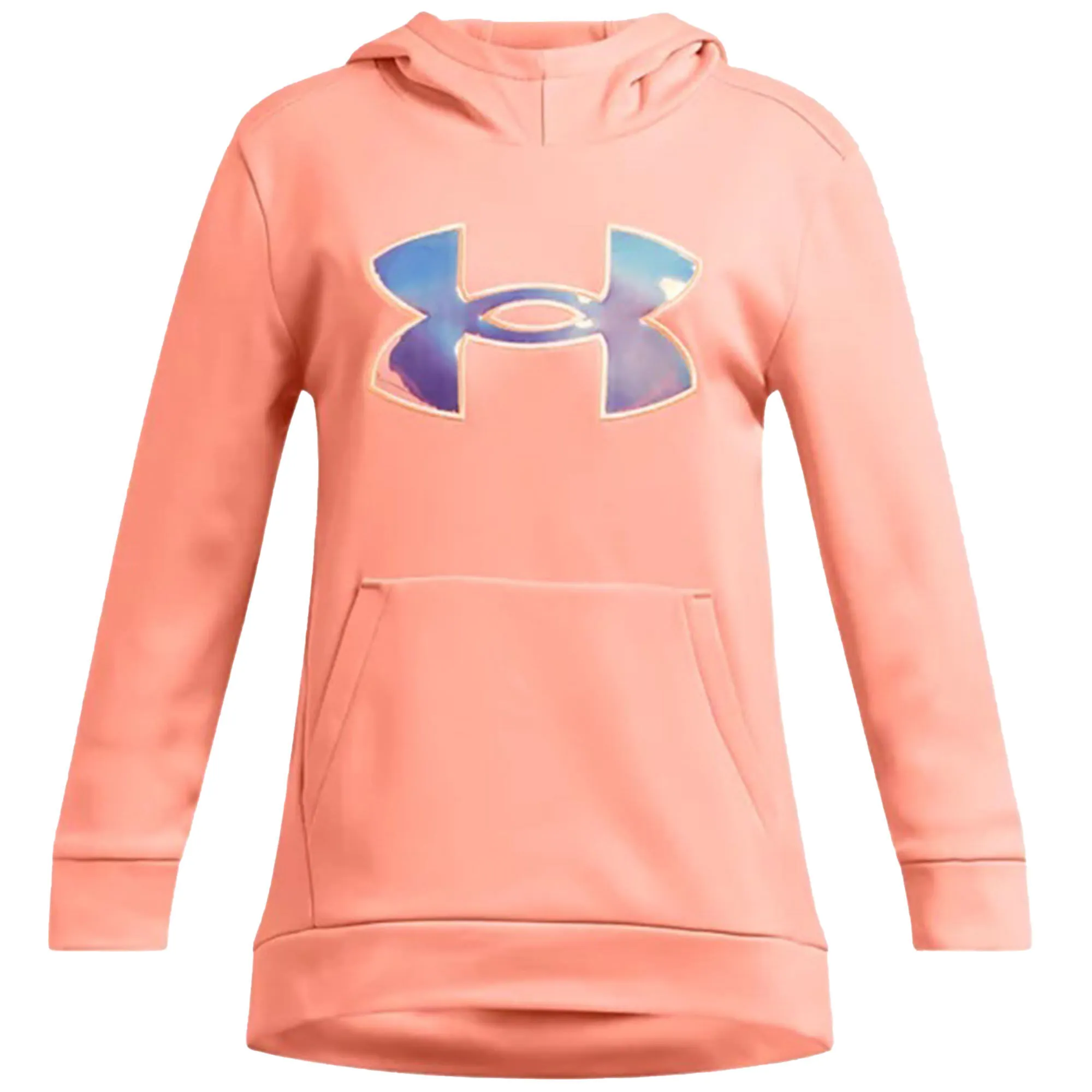 Under Armour Girl's Armour Fleece Iridescent Big Logo Hoodie