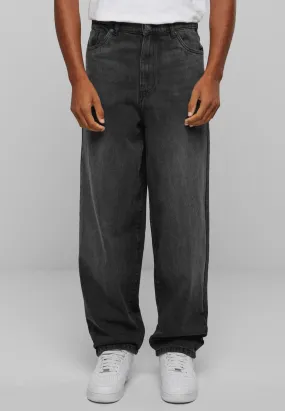 Urban Classics - Heavy Ounce Baggy Fit Black Washed - Jeans