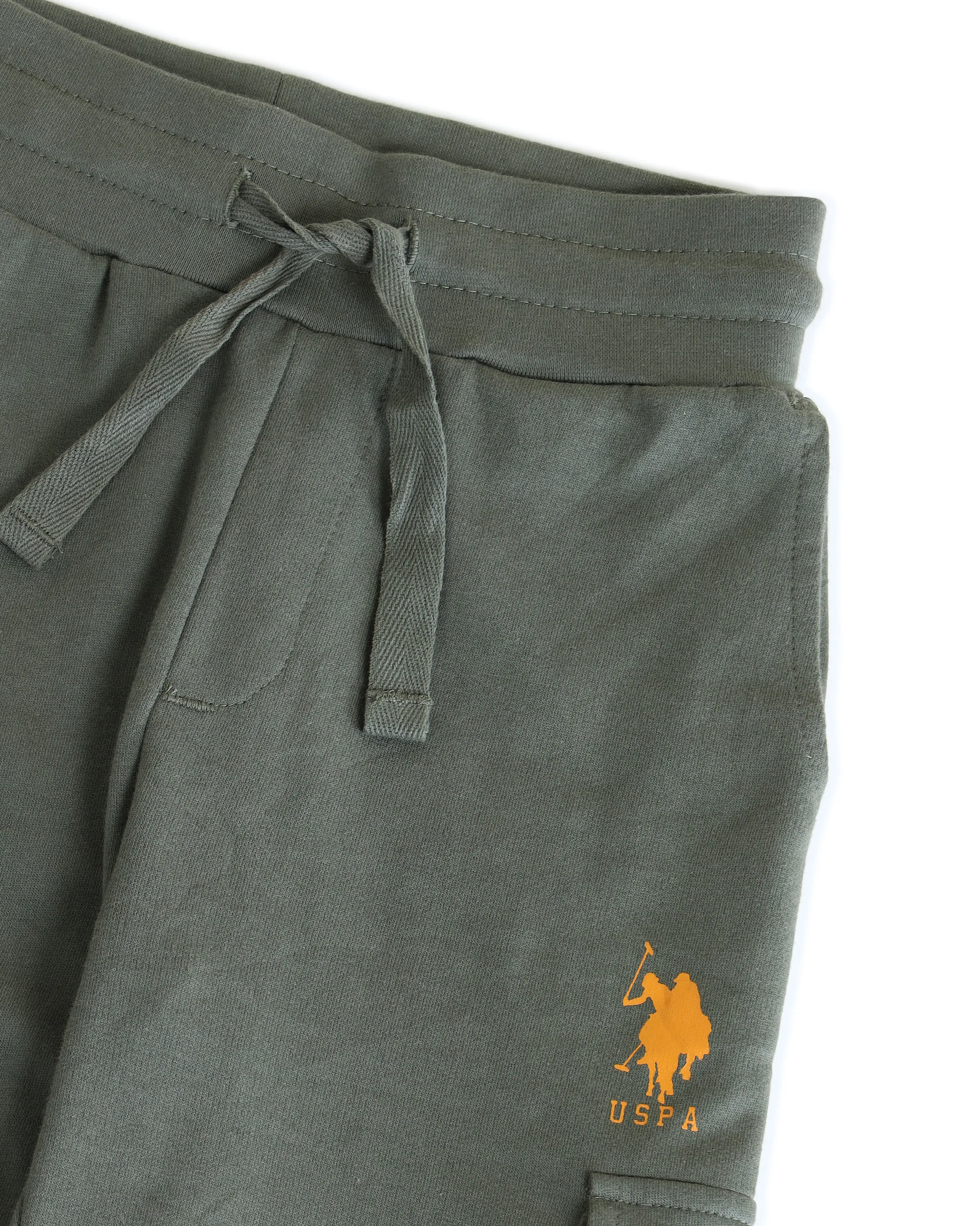 U.S. Polo Assn. Kids Boys Solid Regular Fit Joggers