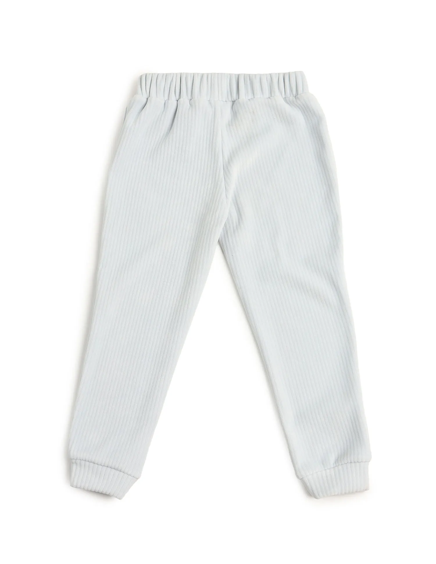 U.S. Polo Assn. Kids Girls Appliqued Regular Fit Joggers