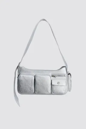 UTILITY BAG PLATEADO