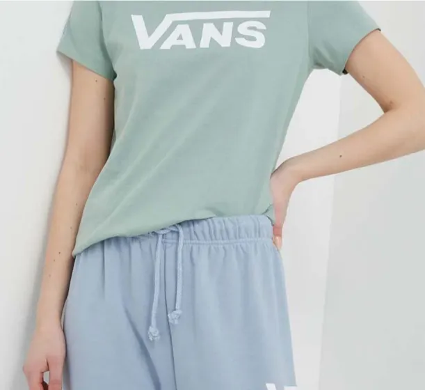 Vans Flying V Womens Crew T-Shirt - Iceberg Green