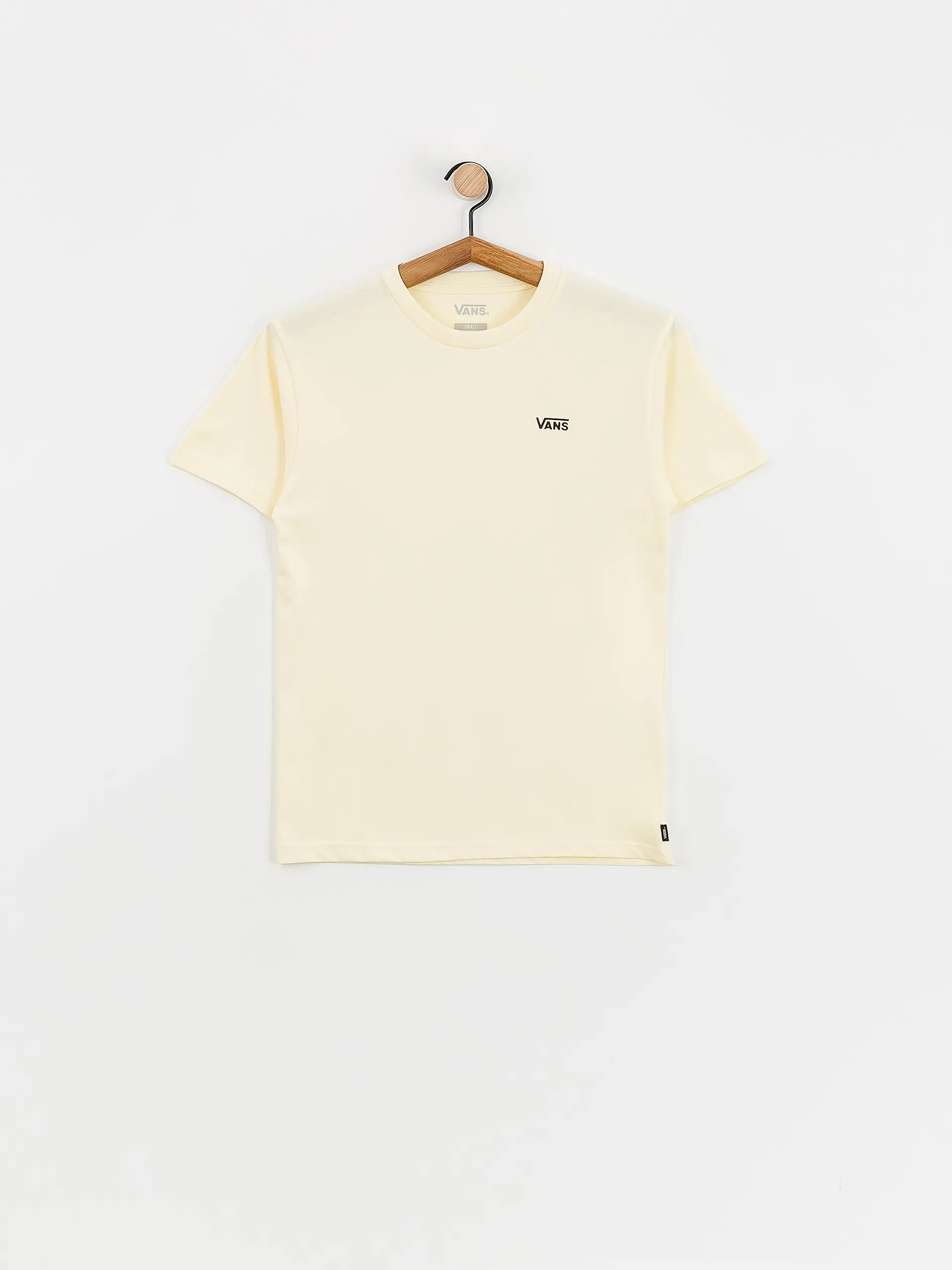 Vans Left Chest Logo Em Wmn T-Shirt (almond oil)