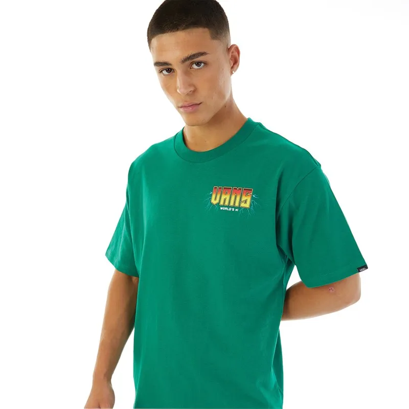 Vans Mens Wild Digital Loose T-Shirt Verdant Green