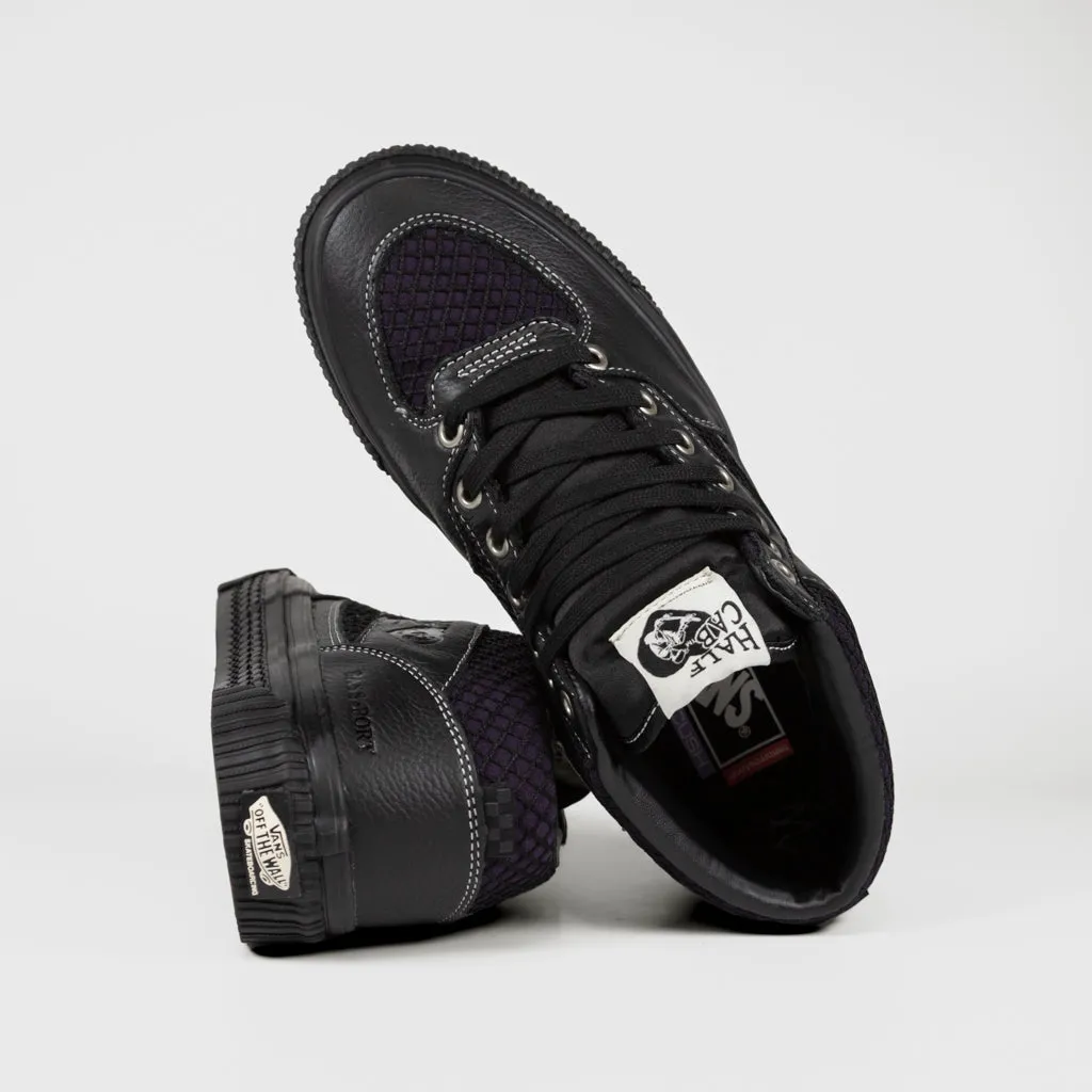 Vans - Pass Port Skate Half Cab Shoes - Black / Purple