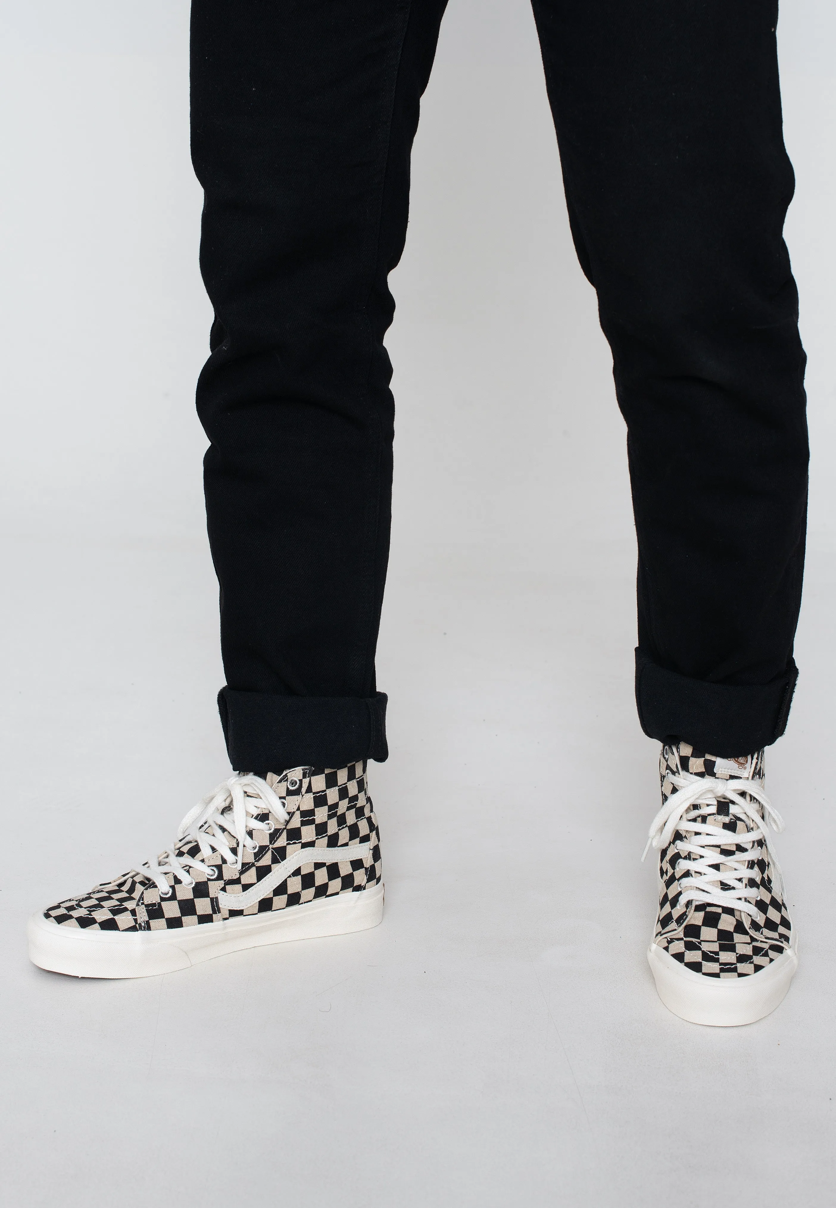 Vans - Sk8 Hi Tapered Eco Theory Checkerboard - Shoes