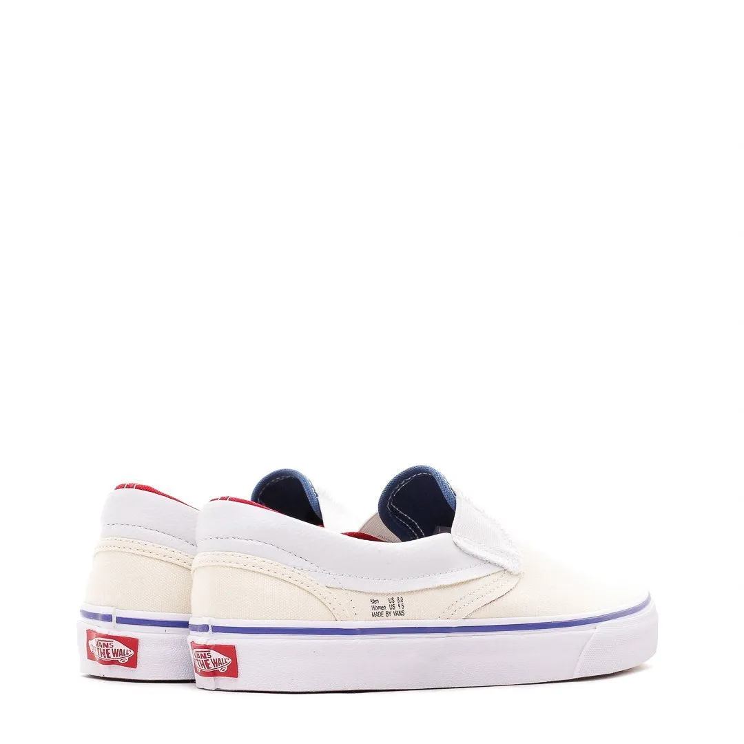 Vans UA Classic Slip-On Outside In Navy Natural Red Men Core VN0A38F7VME